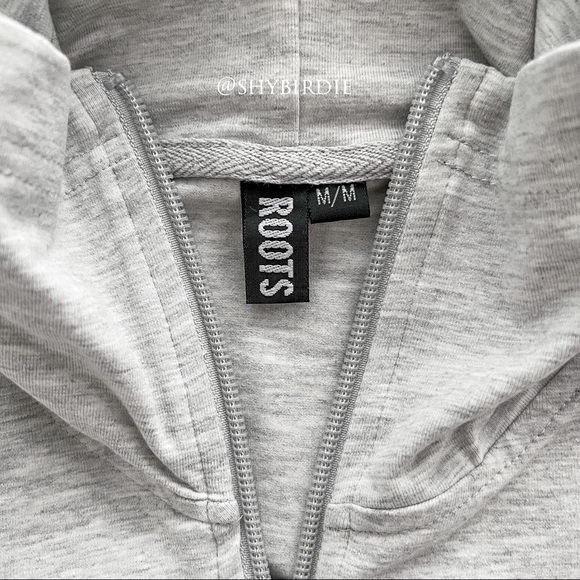 Roots Active Half-Zip Top, Light Grey - Picture 2 of 12